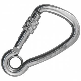 Asymmetrische Karabiner, Schraubsicher mit Auge