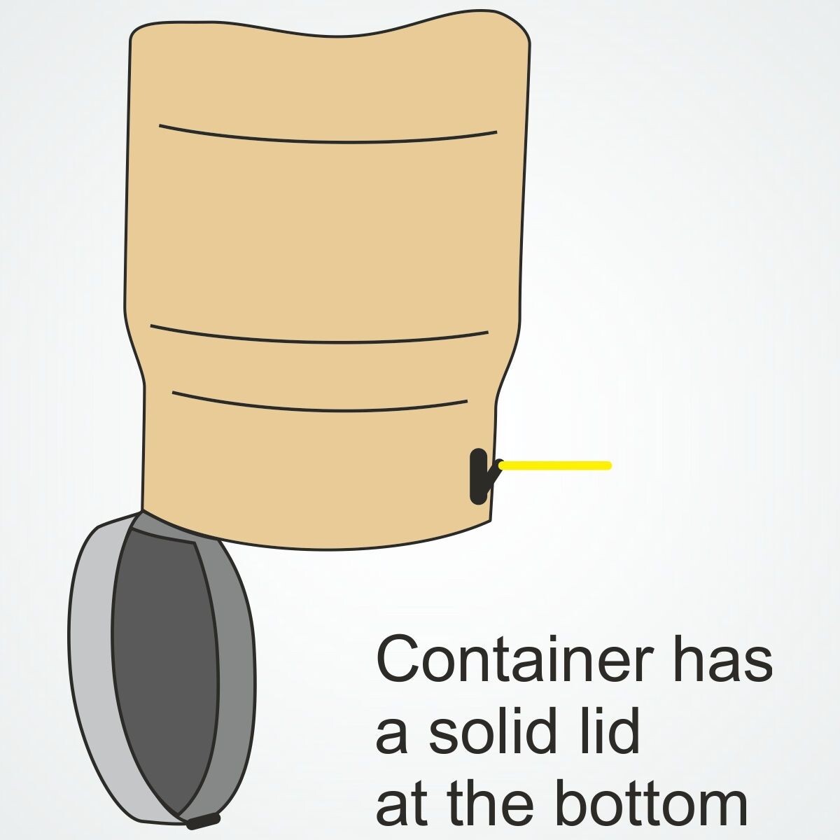 Clamp for Semi-Buried Rubbish containers