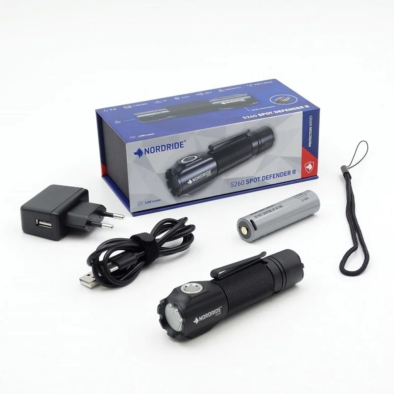 Nordride Spot Defender LED-Taschenleuchte, 1100 lm, IP68