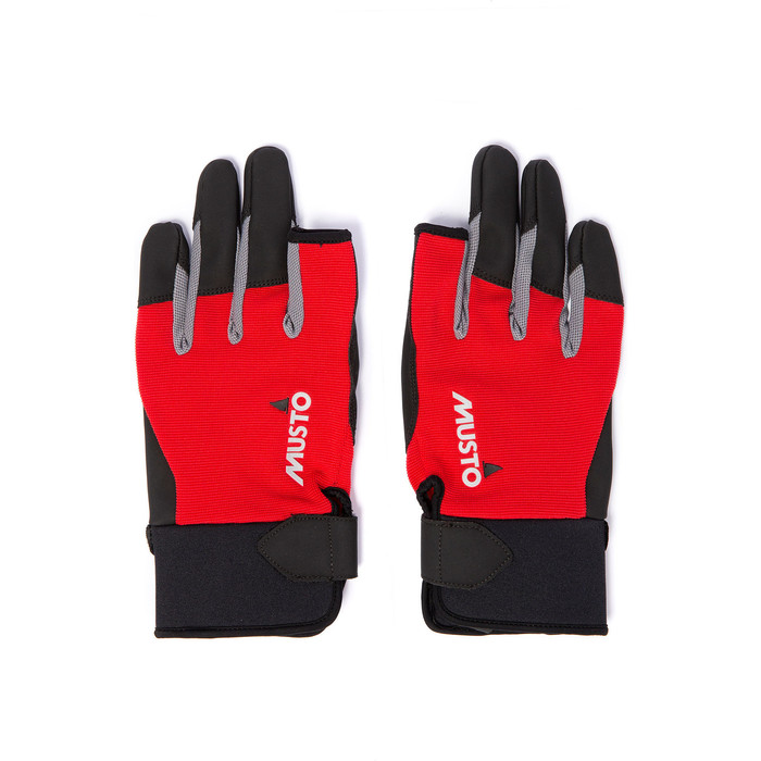 Musto Segelhandschuhe Performance lange Finger - rot