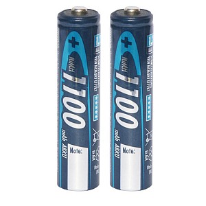 2 Akkus NIMH AAA 1.2V 1100MAH aufladbar