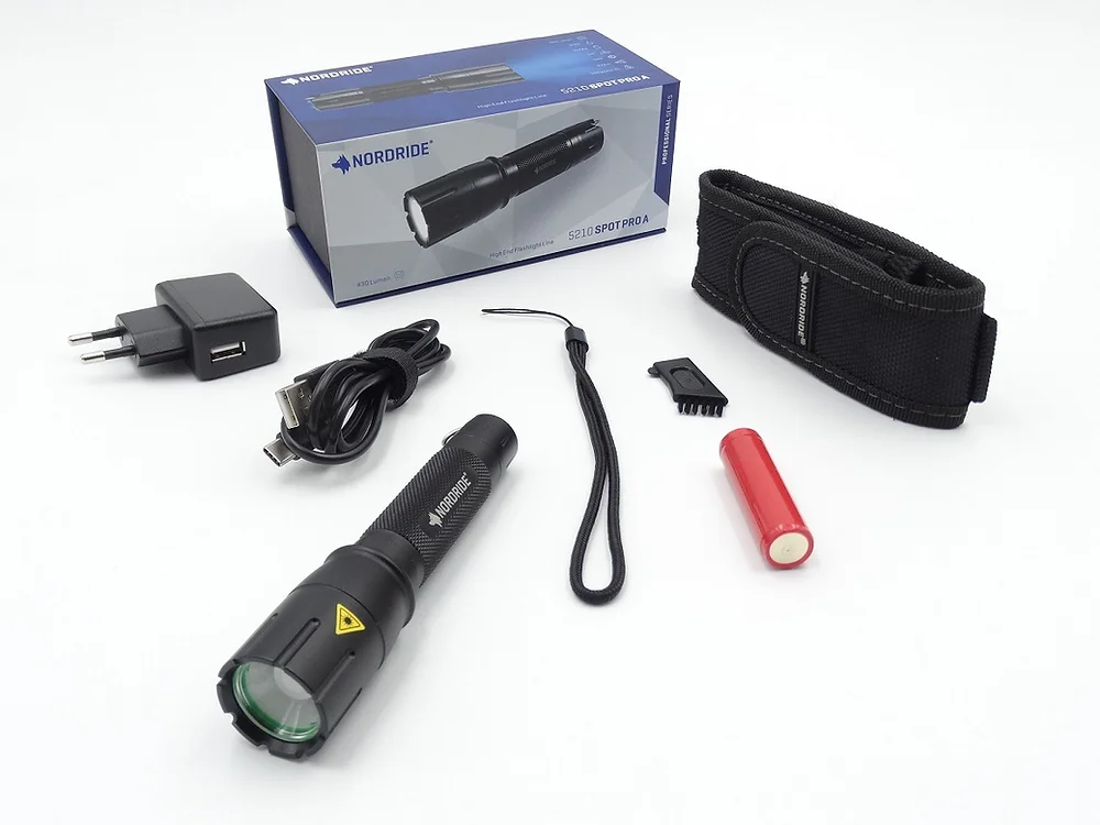 Nordride Spot Smart R LED-Taschenlampe, 350 lm, IP65