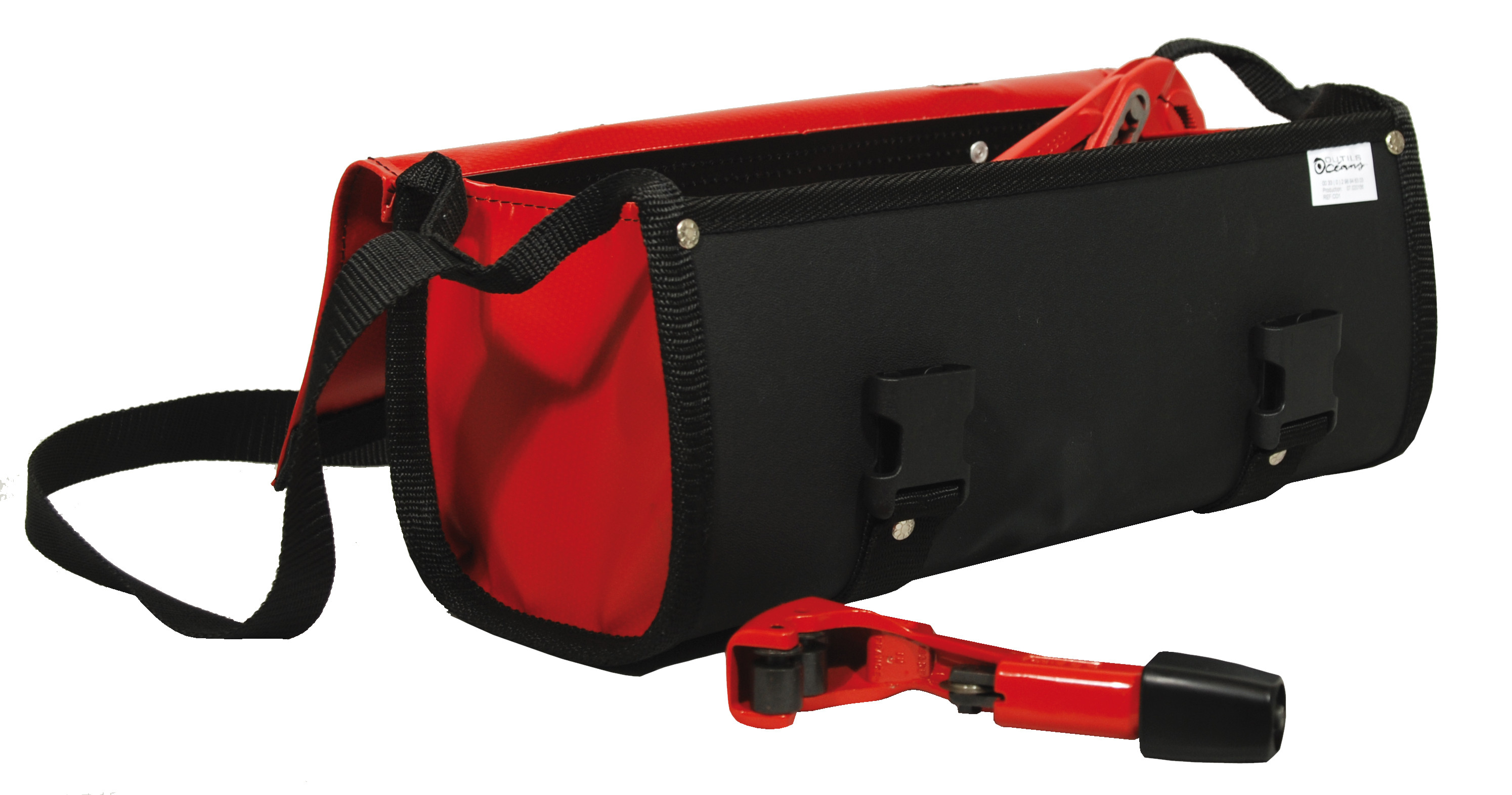 Werkzeugtasche, rot 38 x 15 x 15