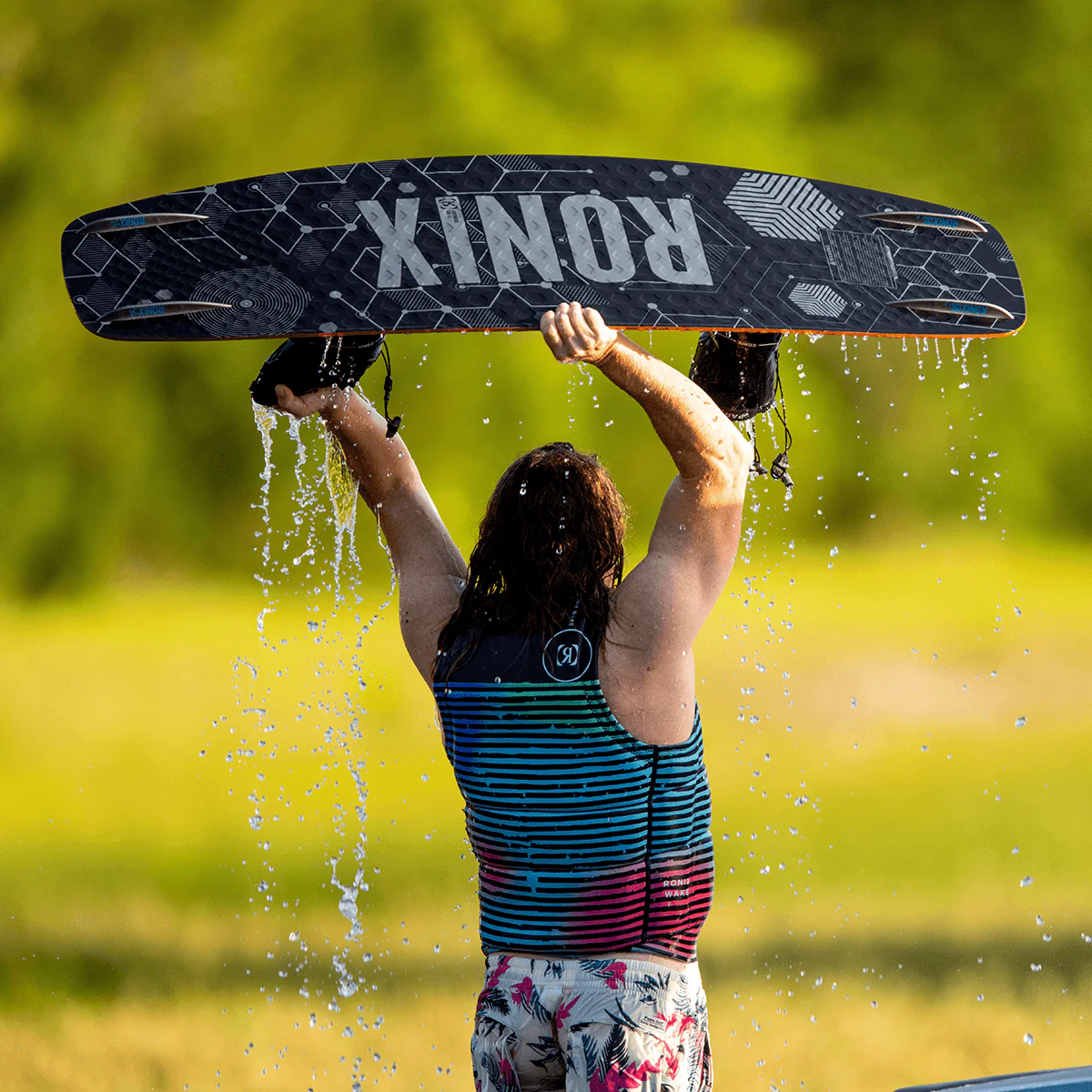 Ronix One - Blackout Technology - Black / Azure Honeycomb - 146