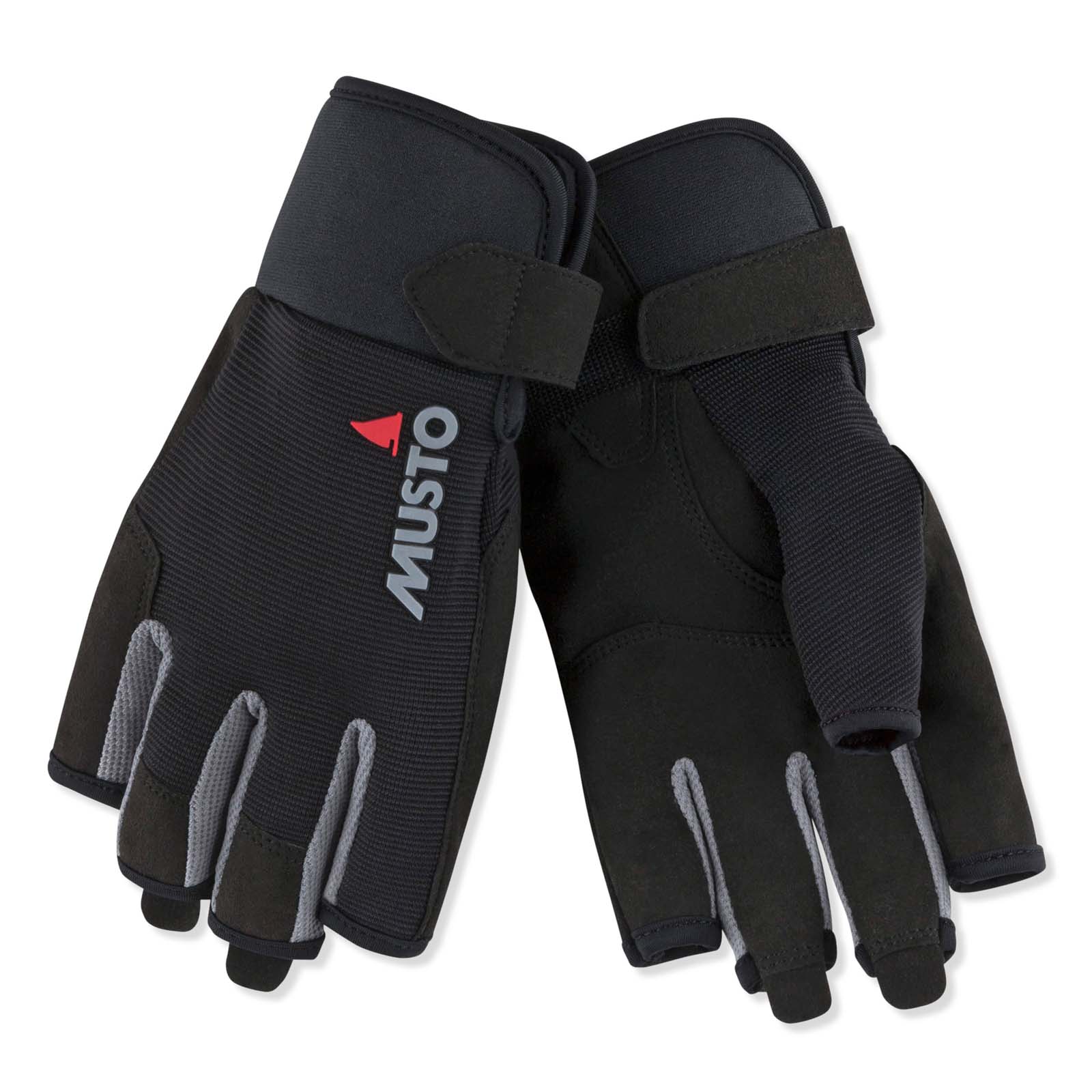 Musto Segelhandschuhe Essential kurze Finger - schwarz