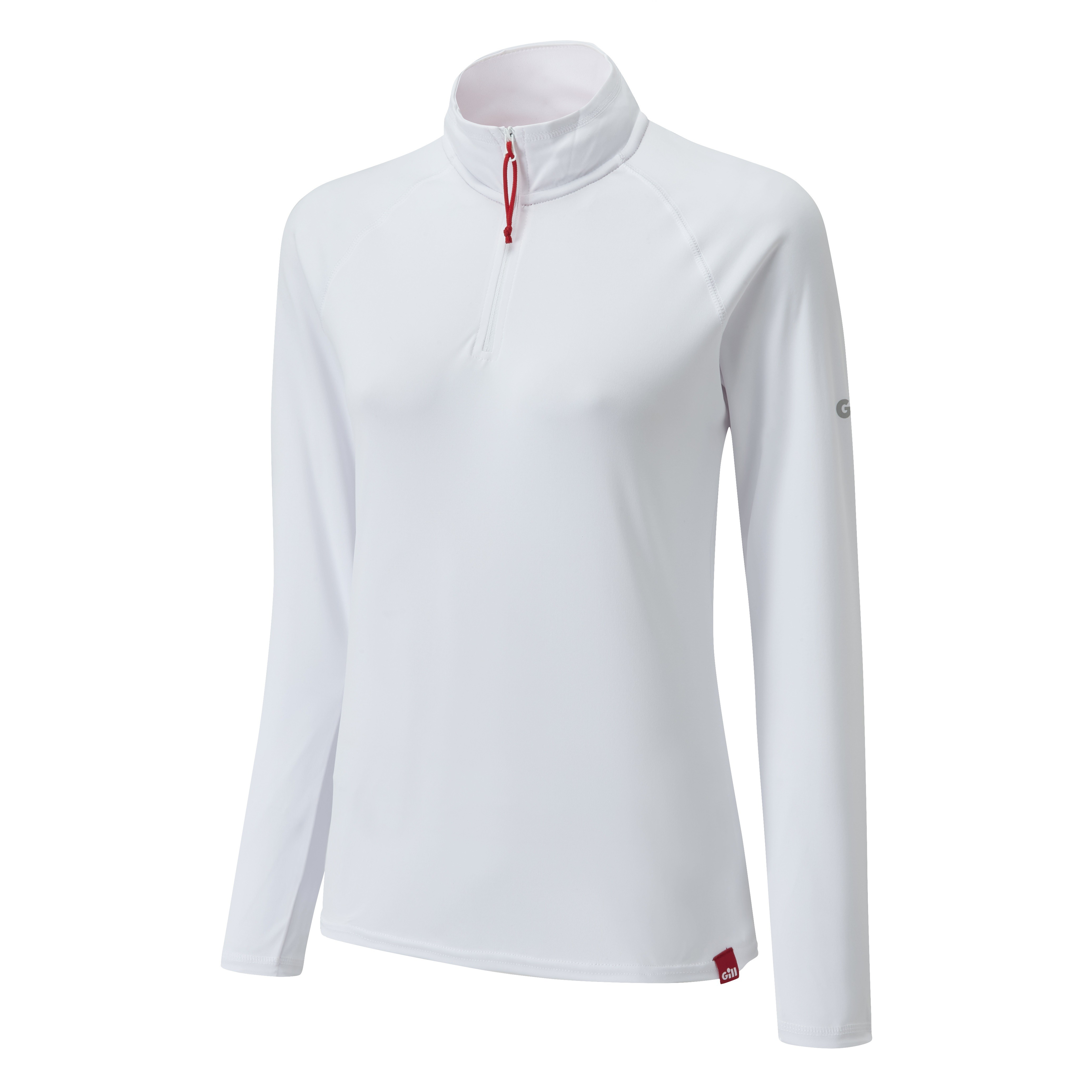 UV Tec L/S Zip Tee, Damen