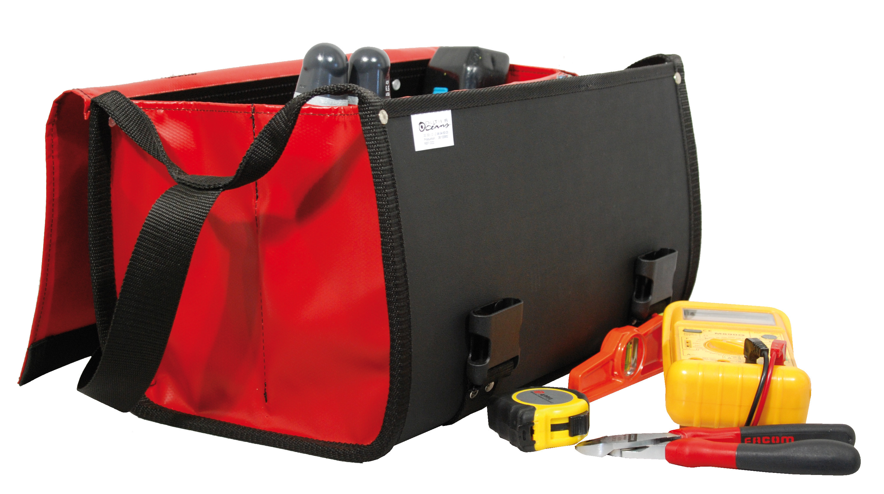 Werkzeugtasche, rot 45 x 24 x 26